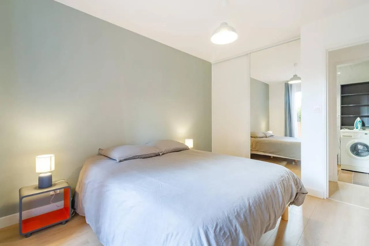 Apartament 2 Chambres Terrasse Parking Toulouse Centre Gare